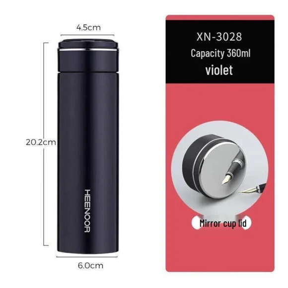 Smart Vacuum Flask with Bluetooth — Smart Water Bottle, HEENOOR