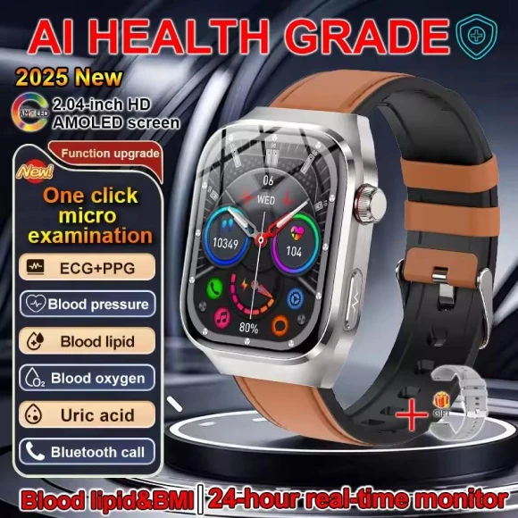 Smart Watch with Voice Call, Health Monitoring, and Sports Tracking — Smart Watch, Lucky Start