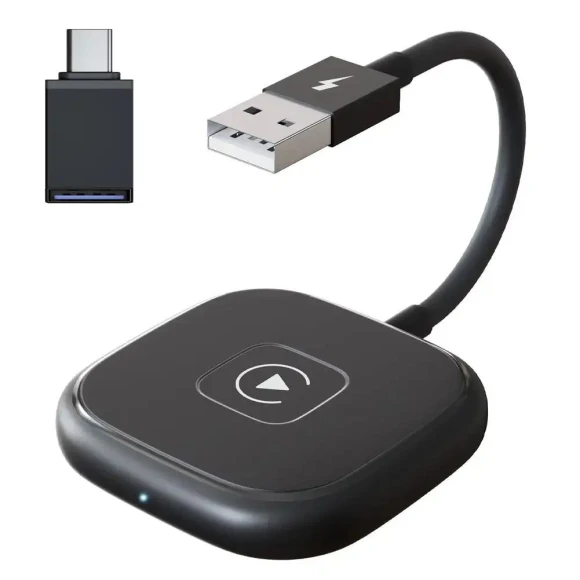 Wireless CarPlay Adapter for Apple iPhone Auto 2-in-1 Box — Car Infotainment System, Rustic Elegance House