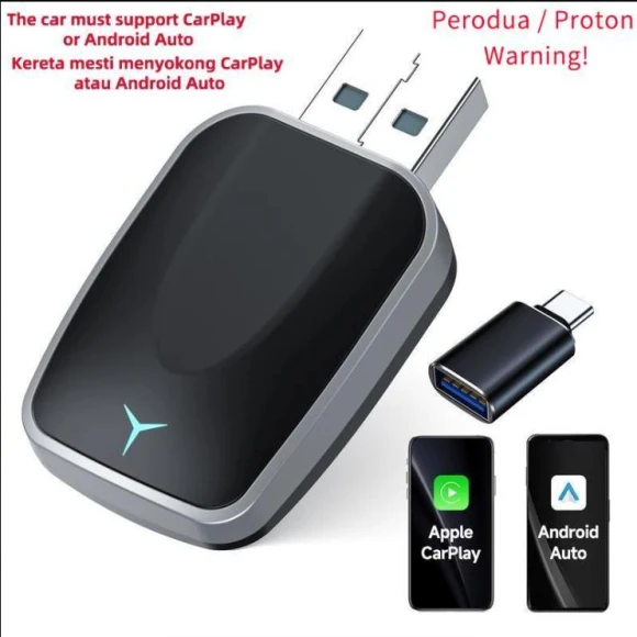 Wireless CarPlay and Android Auto Box — Car Infotainment System