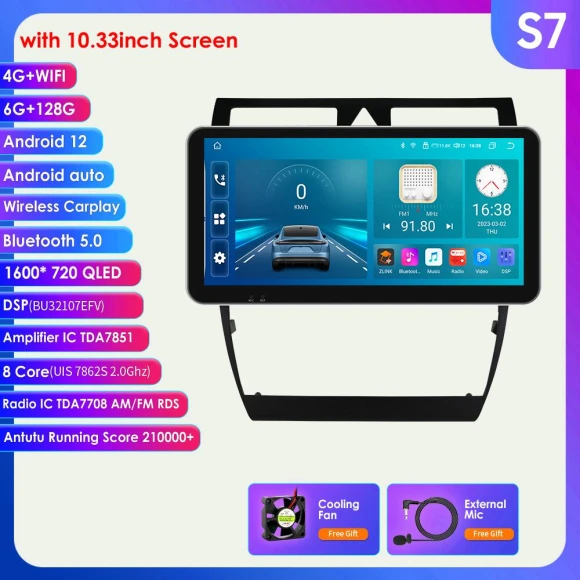 Android Car Multimedia System with CarPlay — Car Infotainment System, Hizpo