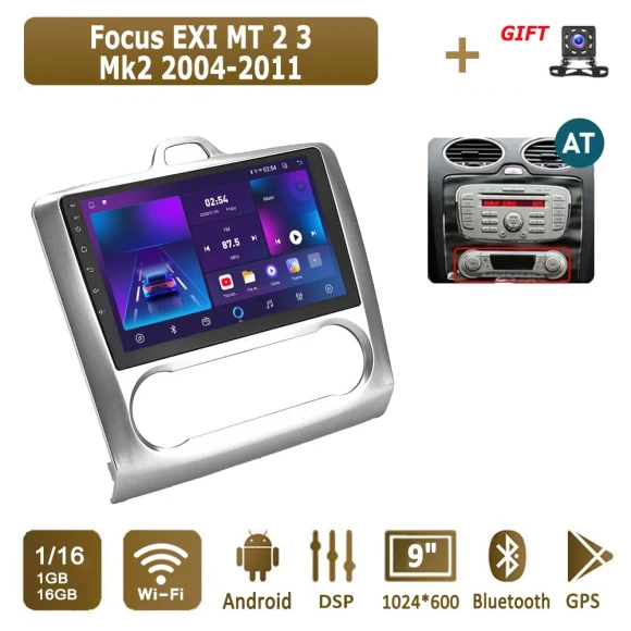 Car Radio Multimedia Player for Ford Focus EXI MT 2/3 Mk2/Mk3 2004-2011 — Car Infotainment System, icreative