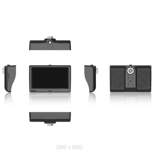 Portable Video Recorder with 7-Inch Screen, Wireless CarPlay and Android Auto Support, Rear View Camera — Dash Cam, happybuySE