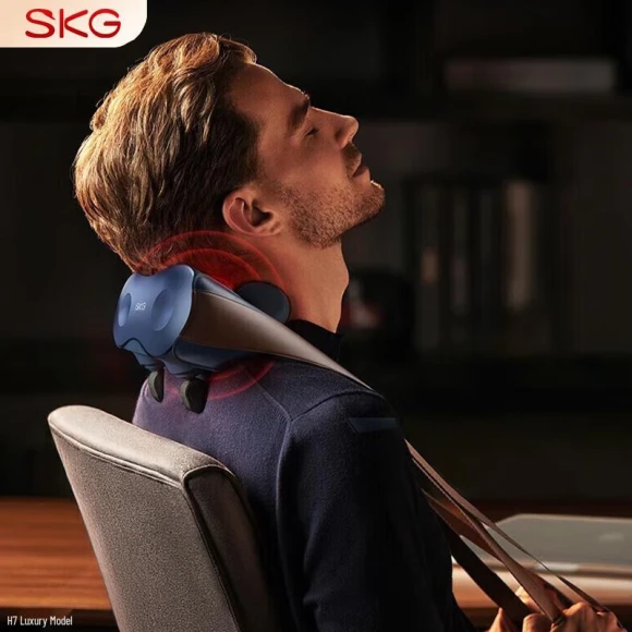 Smart Neck and Shoulder Massager Shawl — Massage Gun, SKG