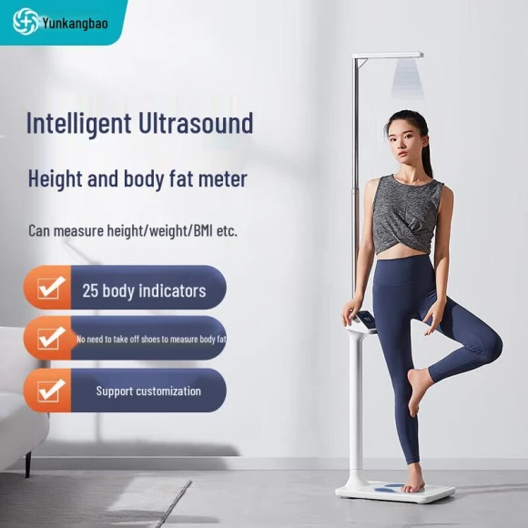 Smart Ultrasonic Height and Weight Body Fat Scale — Smart Scale, YunKangbao
