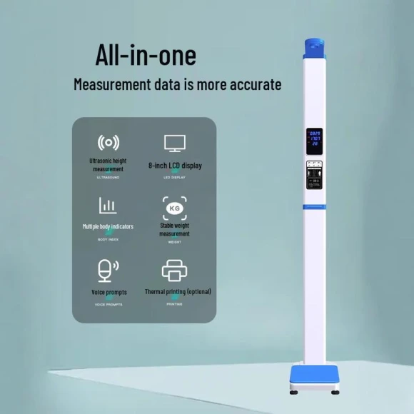 Smart Ultrasonic Height and Weight Scale — Smart Scale, Meilin