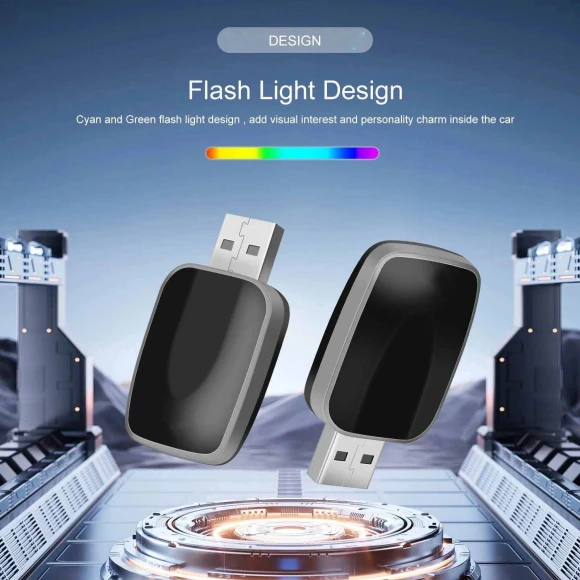 Wireless Adapter 2-in-1 for CarPlay and Android Auto — Car Infotainment System, Winnerer