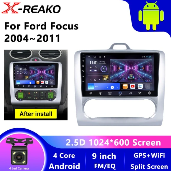 Android Car Radio Multimedia Player Navigation System — Car Infotainment System, Reakosound