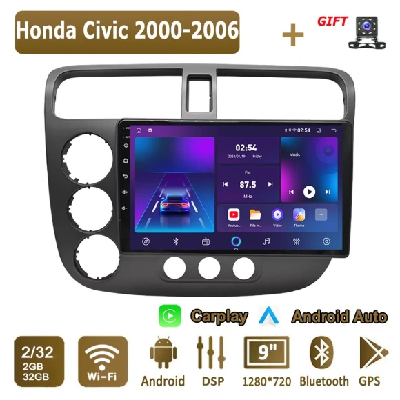 Car Multimedia Player with GPS Navigation — Car Infotainment System, icreative