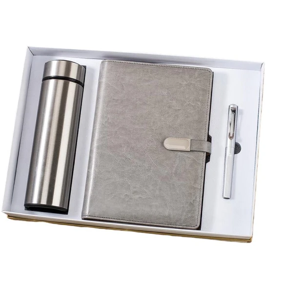 Insulated Smart Mug Gift Set with Notebook and Pen — Smart Water Bottle, JDST online