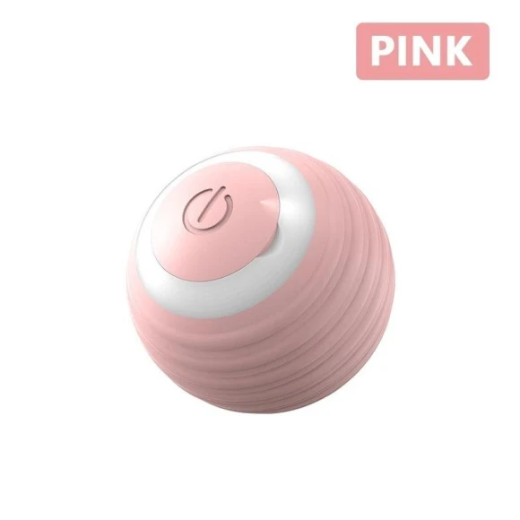 Interactive Ball Toy with Automatic Rolling and Faux Tail — Automatic Cat Toy, Kings City