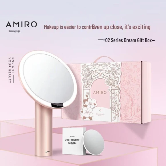 LED Smart Makeup Mirror — Skin Analyzer, AMIRO
