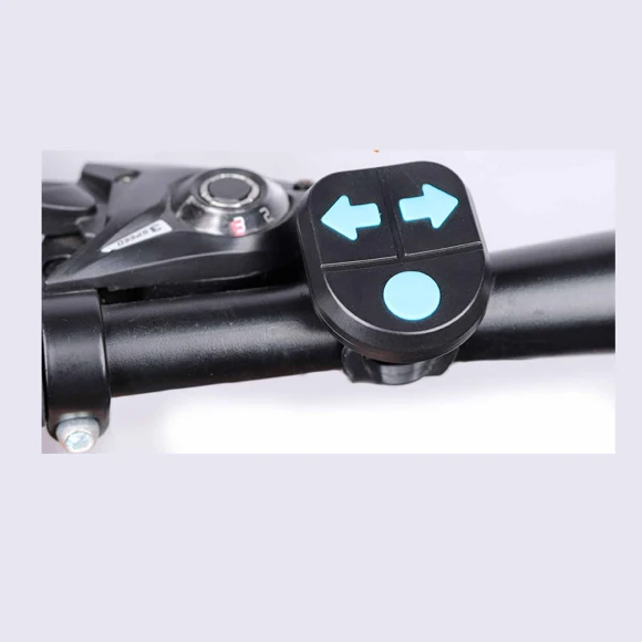 Remote-Control LED Taillight with Turn Signal, Horn, and Safety Light — Smart Bike Light, electronic666