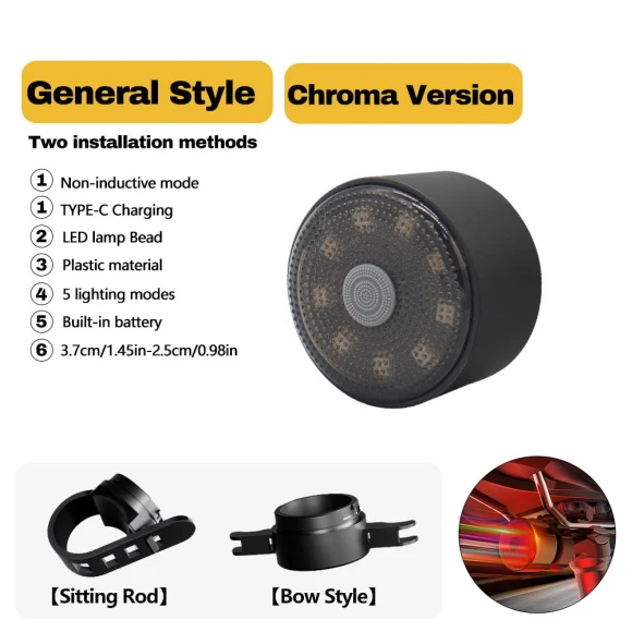 Smart Bike Tail Light with Brake Sensing — Smart Bike Light, Explorer Outdoors