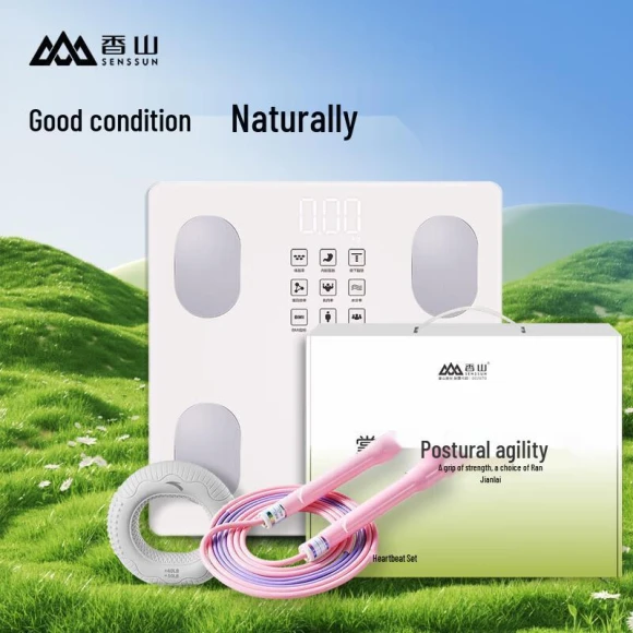 Smart Body Fat Scale Fitness Bundle — Smart Scale, Xiangshan
