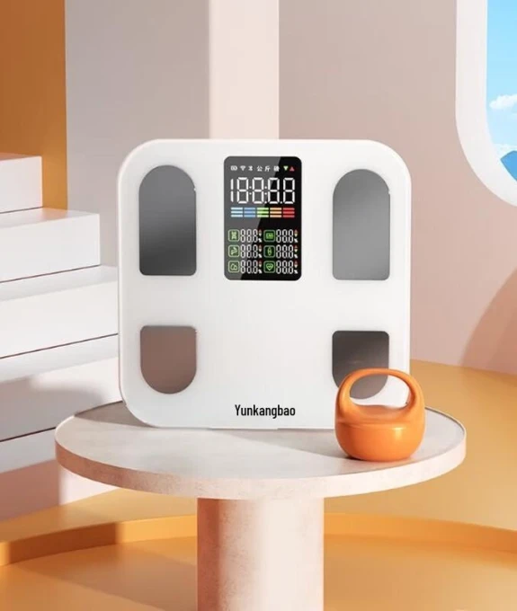 Smart Body Fat Scale with Heart Rate and Color Screen — Smart Scale, Yolanda