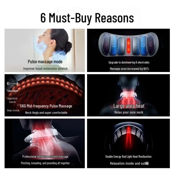 Smart Neck Massager — Massage Gun, SKG