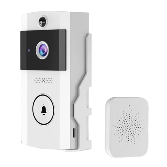 Waterproof Smart Home Doorbell with Solar Power and Night Vision — Video Doorbell, Ruishi
