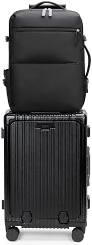 2 Piece Set Hard Shell Spinner Wheels Luggage with Laptop Bag — Smart Luggage, feilario