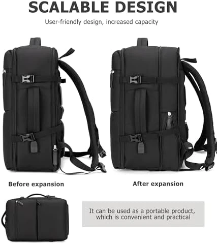 2 Piece Set Hard Shell Spinner Wheels Luggage with Laptop Bag — Smart Luggage, feilario