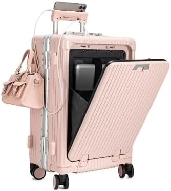 2 Piece Set Hard Shell Spinner Wheels Luggage with Laptop Bag — Smart Luggage, feilario