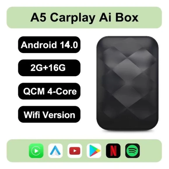 3-in-1 Wireless CarPlay Android Auto Adapter — Car Infotainment System, The Cozy Nook