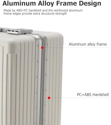 Aluminium Frame Hard Shell Spinner Wheels Luggage — Smart Luggage, feilario