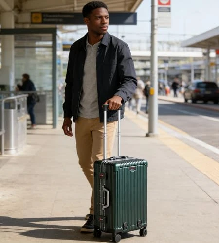 Aluminium Frame Hard Shell Spinner Wheels Luggage — Smart Luggage, feilario