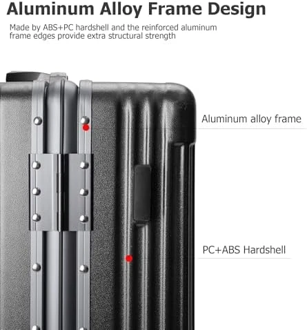 Aluminium Frame Hard Shell Spinner Wheels Luggage — Smart Luggage, feilario