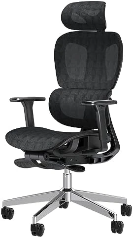 Ergonomic Office Chair with Adjustable Lumbar Support and Seat Depth — Smart Chairs, PatioMage