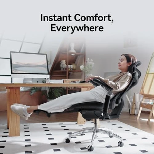 Ergonomic Office Chair with Footrest — Smart Chairs, SIHOO