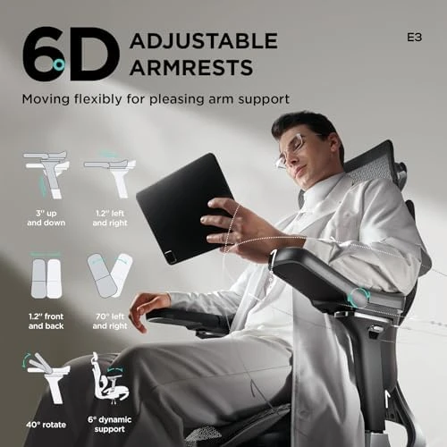 Ergonomic Office Chair — Smart Chairs, Hbada