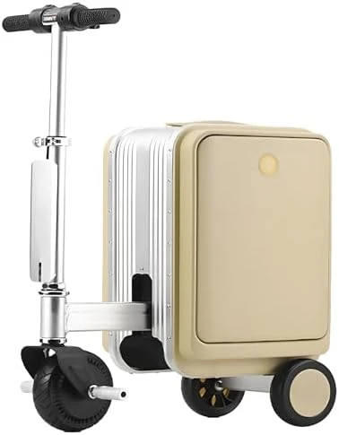 Long-Range Electric Suitcase with Ride-On Scooter — Smart Luggage, Generic