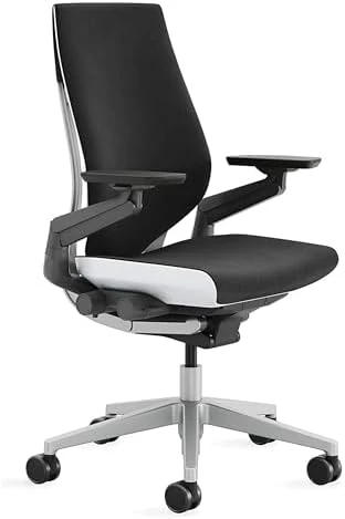 Office Chair with Wheels for Carpet - Ergonomic Work Chair - Comfortable - Intuitive-to-Adjust for Desk - 360-Degree... — Smart Chairs, Steelcase