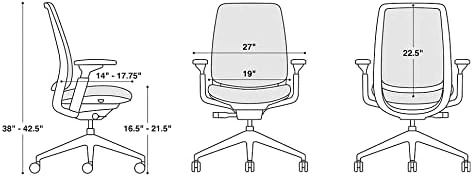 Onyx Series 2 Air Hard Casters Office Chair — Smart Chairs, Steelcase