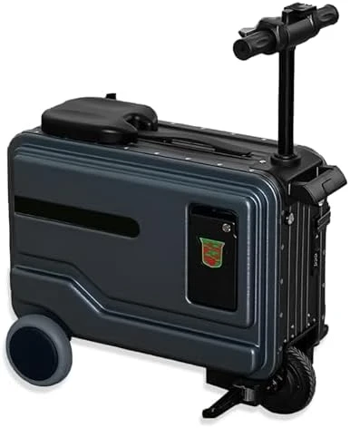 Rideable Electric Luggage 20 Inch Carry-On — Smart Luggage, KONGQXIAA