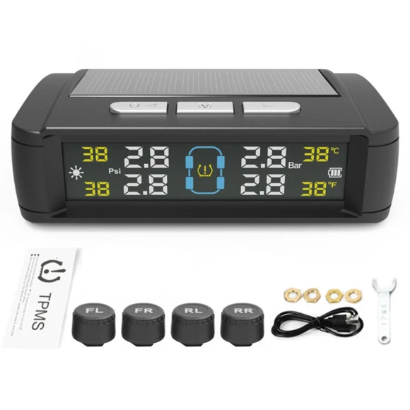 Tire Pressure Monitoring System with Solar/USB Power — TPMS, Your Department Home
