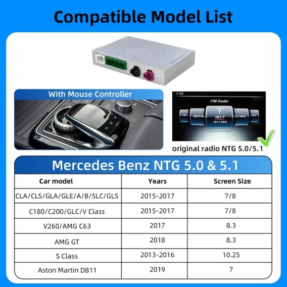 Wireless CarPlay and Android Auto Decoder Box Interface — Car Infotainment System, The Cozy Nook