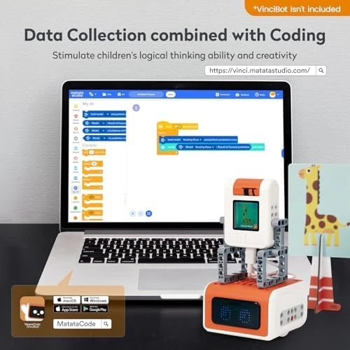 AI Vision Kit with Flip Camera and Programmable Screen — Coding Robot, MatataStudio