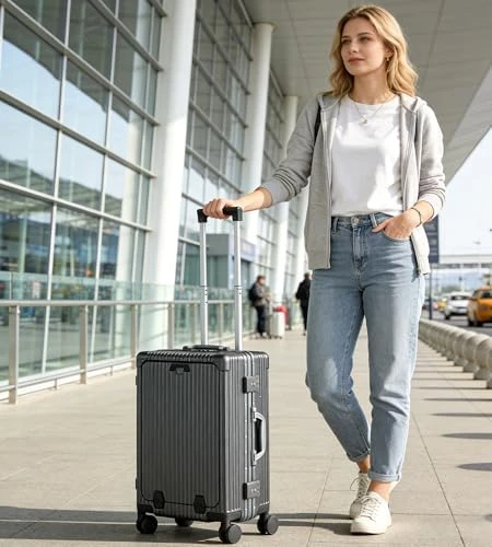Aluminium Frame Hard Shell Spinner Wheels Luggage — Smart Luggage, feilario