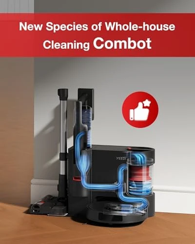 Cordless Stick Vacuum and Robot and Mopping Combo — Robot Vacuum, YEEDI