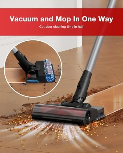 Cordless Stick Vacuum and Robot and Mopping Combo — Robot Vacuum, YEEDI