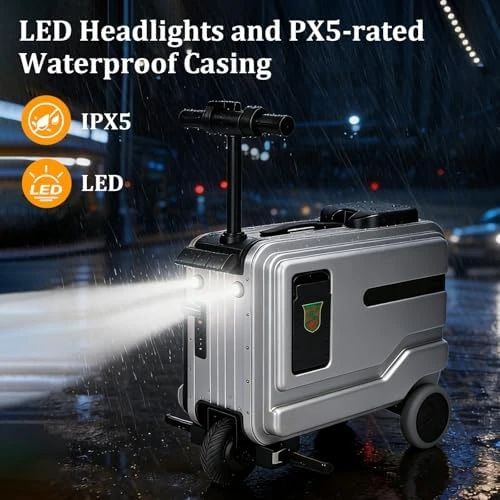 Electric Rideable Suitcase — Smart Luggage, YADSWB