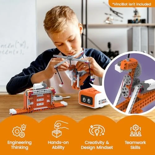 Robotic Creator Expansion Kit with Building Blocks and Motor — Coding Robot, MatataStudio