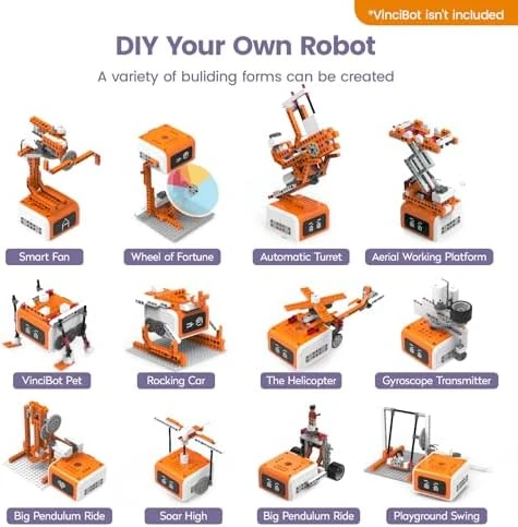 Robotic Creator Expansion Kit with Building Blocks and Motor — Coding Robot, MatataStudio