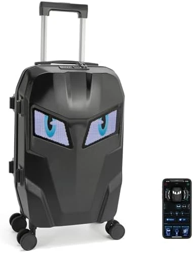 Smart LED Light Up Luggage, Airline Approved Hard Shell Suitcase with Wheels — Smart Luggage, Ruconla