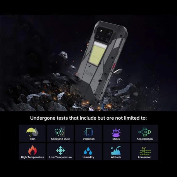 Tank 4 Pro Projector Rugged Phone, Unihertz