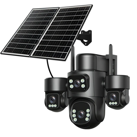 Solar Powered Multi View Security Camera — Security Camera, AOV