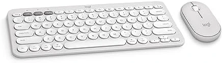 Multi-Device Bluetooth Wireless Keyboard with Customizable Shortcuts — Bluetooth Keyboard, Logitech
