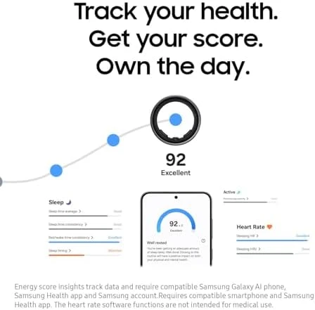 Galaxy Ring, AI Smart Ring with Sizing Kit — Smart Ring, Samsung